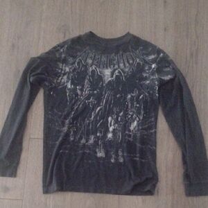 Affliction Black Graphic Long Sleeve